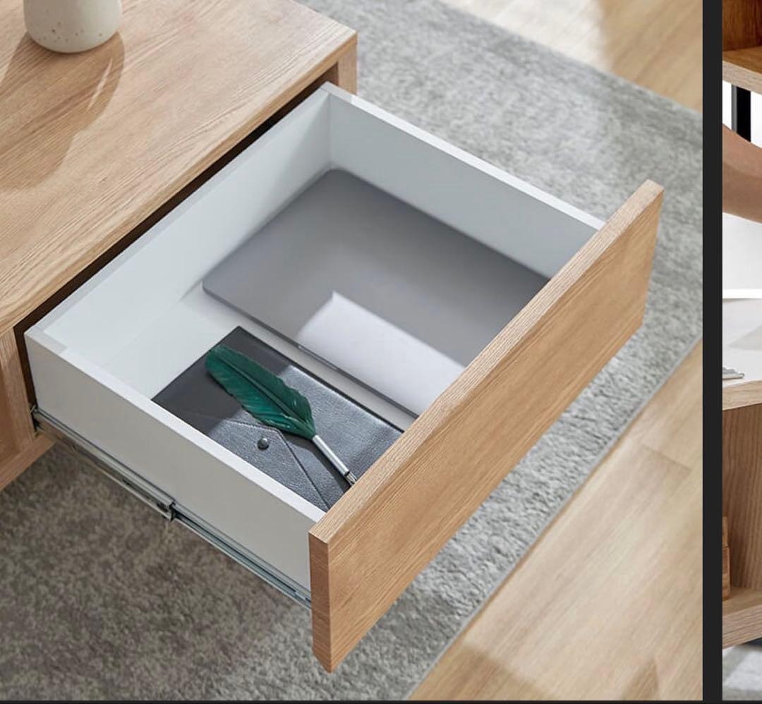 LOWYA 100 cm ローテーブル　コーヒーテーブル　ナチュラルモダン