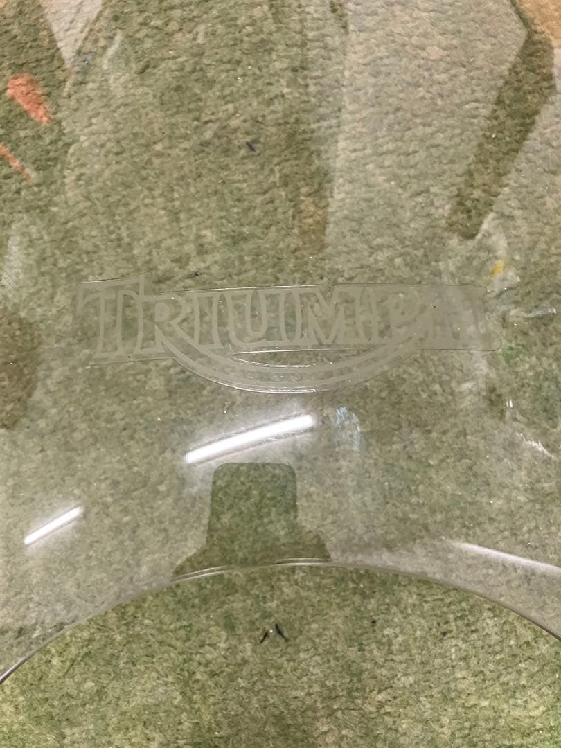 TRIUMPH ウインドシールド クリア　ボンネビルT100に使用してました。