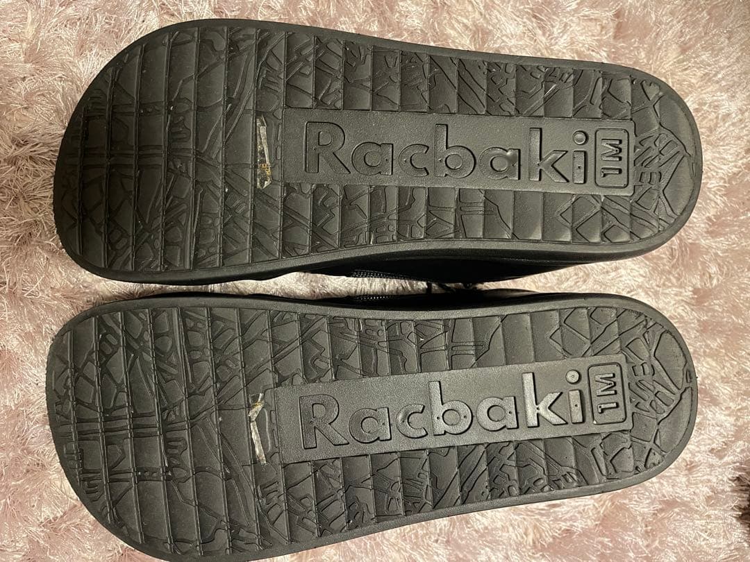 Racbaki ラクバキ コートスニーカー 黒 M(23.5〜24.0cm)美品