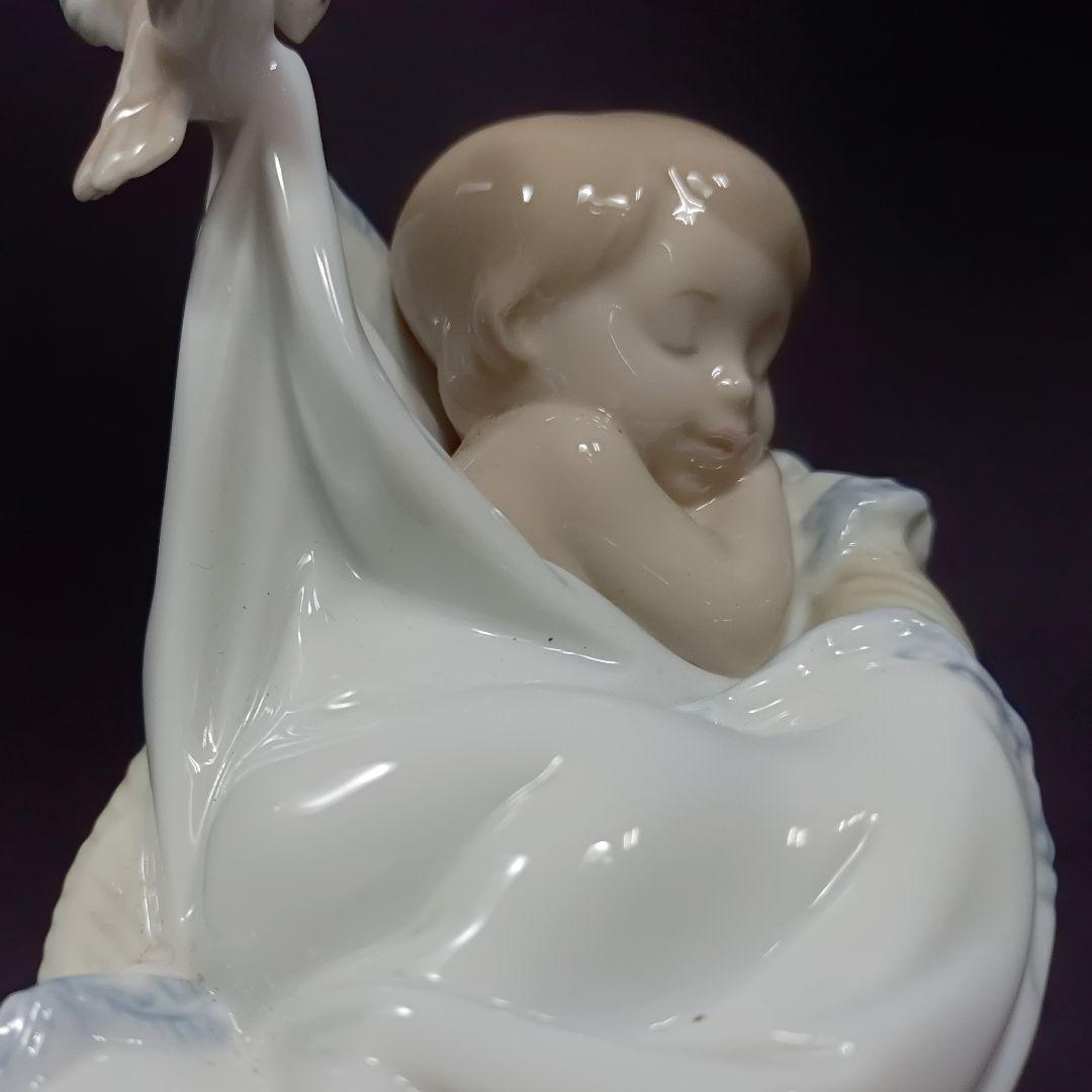 【美品】リヤドロ My Dream 僕の夢 フィギュリン 天使