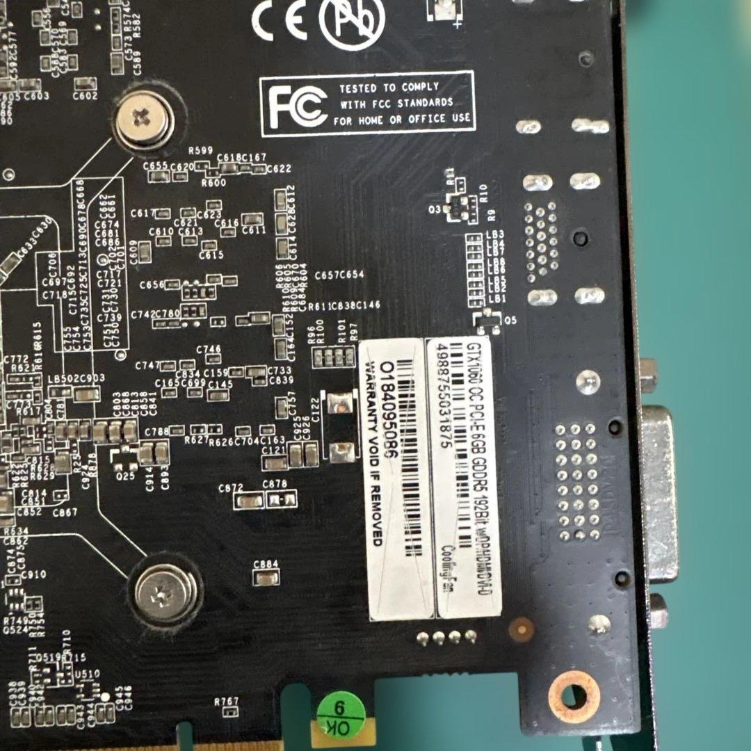 玄人志向　GTX1060 6GB モデル