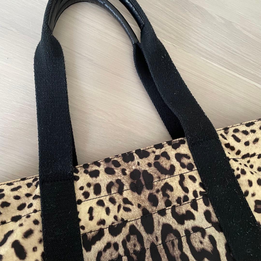 DOLCE & GABBANA マザーズバッグ レオパード ドルガバ