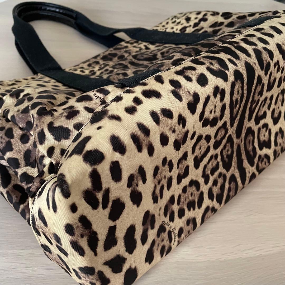 DOLCE & GABBANA マザーズバッグ レオパード ドルガバ