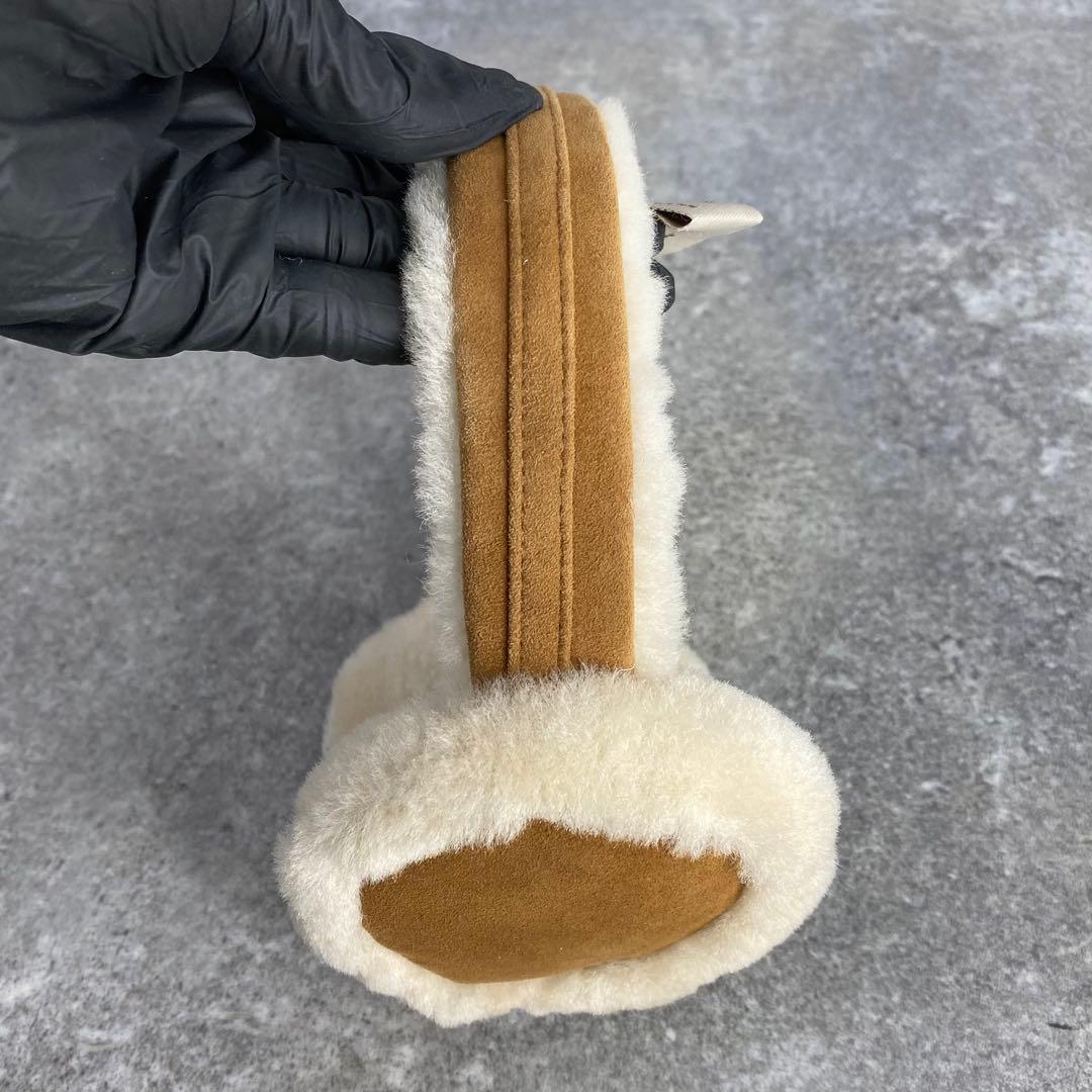 新品 UGG アグ シープスキン イヤーマフ ヘッドフォン イヤホン 有線