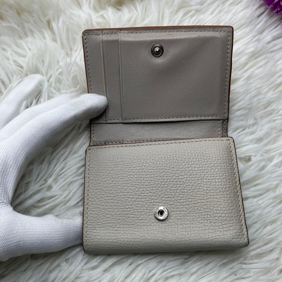✨極美品✨LOEWE トライフォールドウォレット　アナグラム　レザー　付属品完備