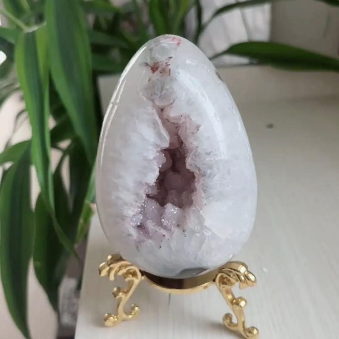 アメジストジオード 卵 2回結晶