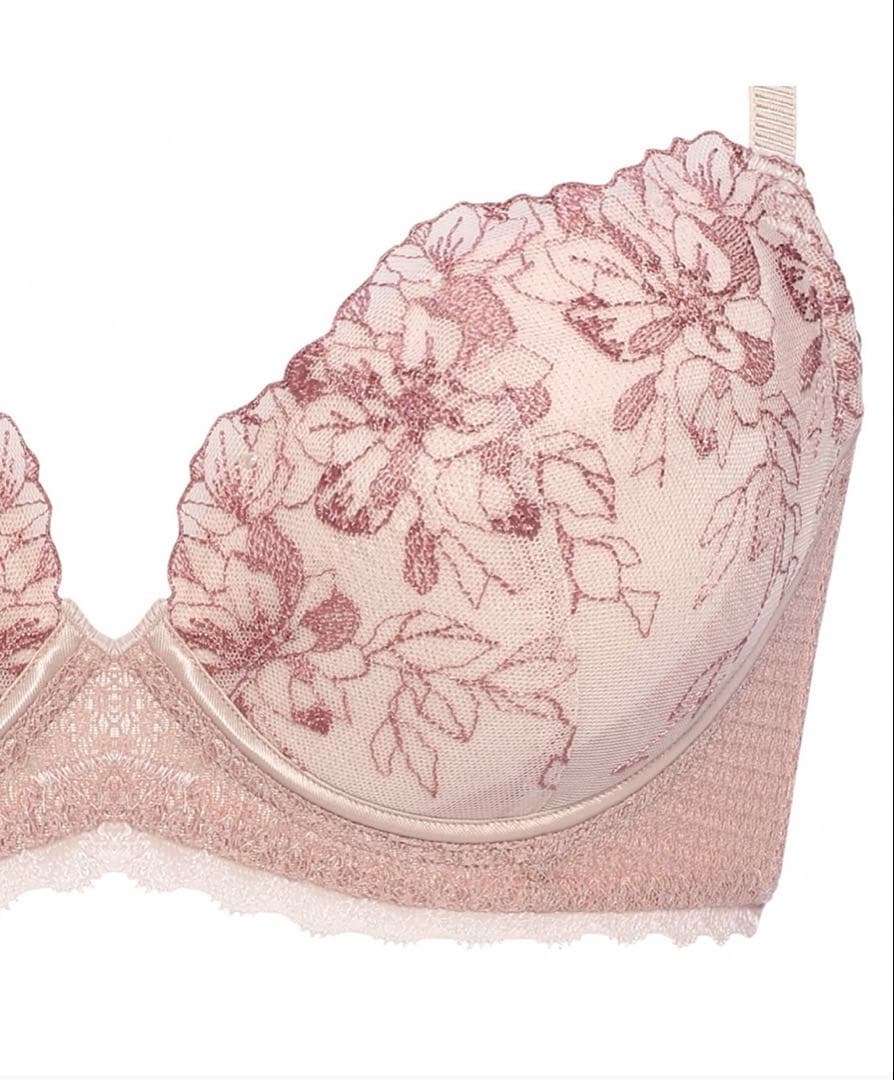 アモスタイル チャーミングラマー ブラジャー＆ショーツ3枚 C80 L ピンク