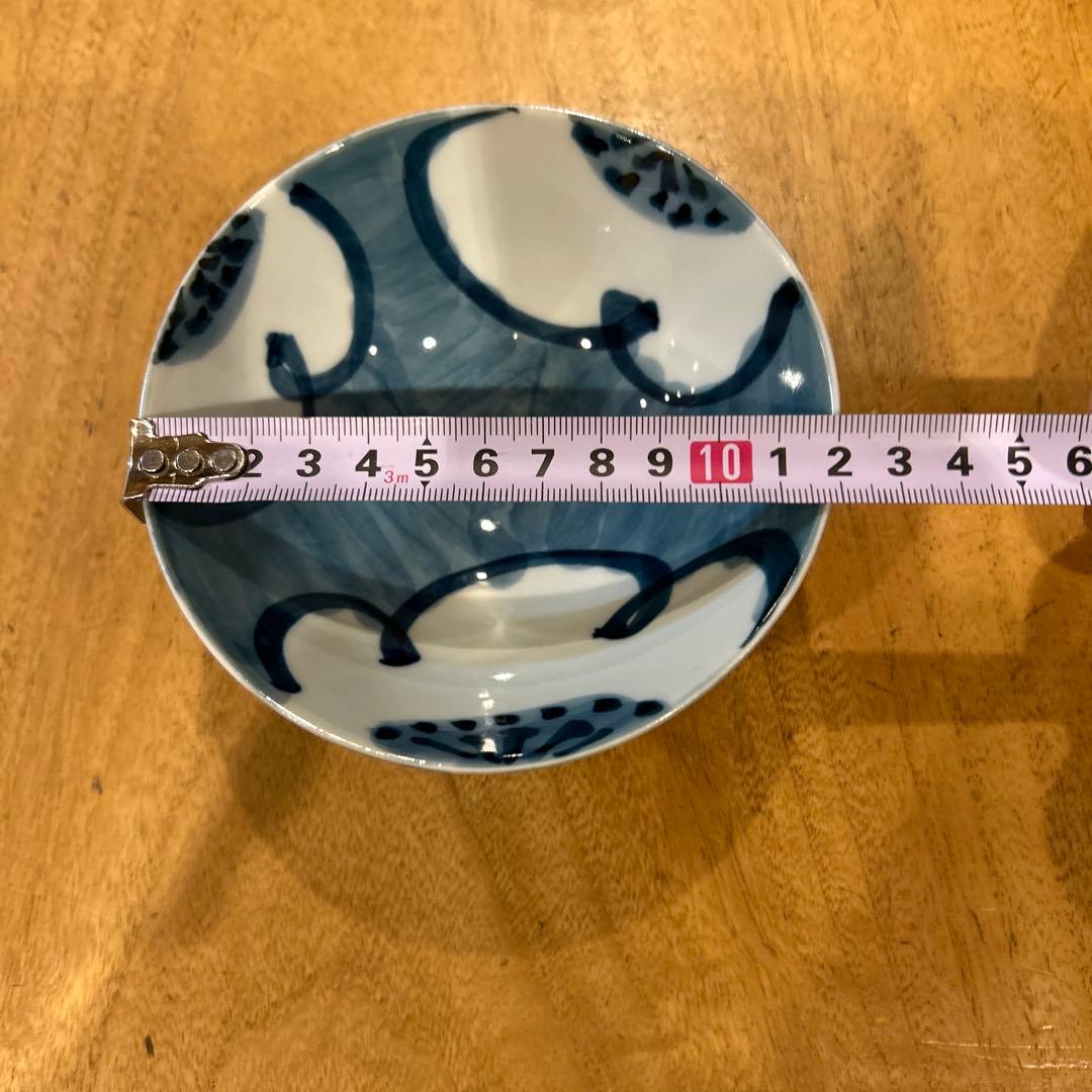 有田焼　源右衛門 染付梅紋 飯碗 五個