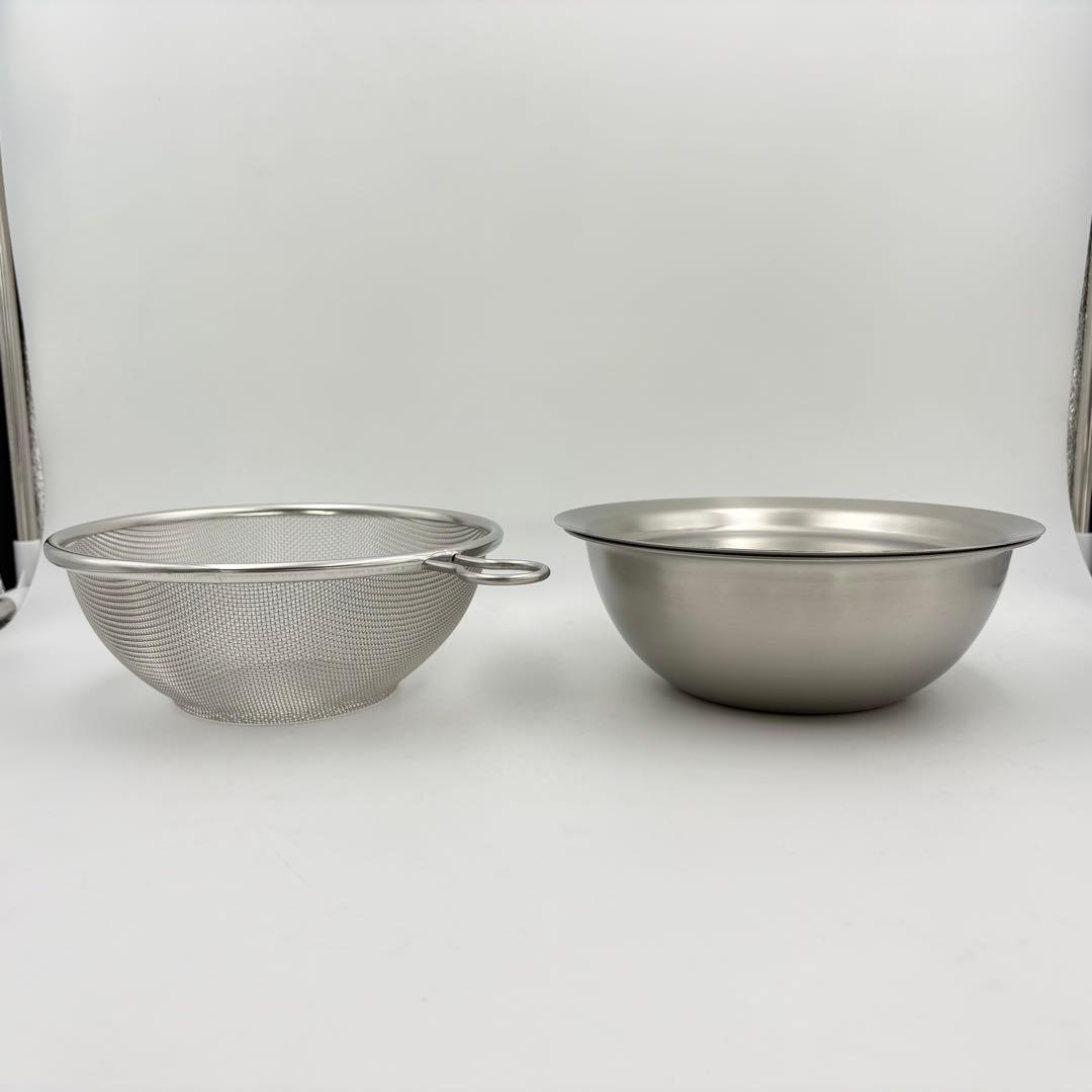 SHIN ETSU 新越 フタ付ざるボウル 9点 ミニ 6点 セット 未使用