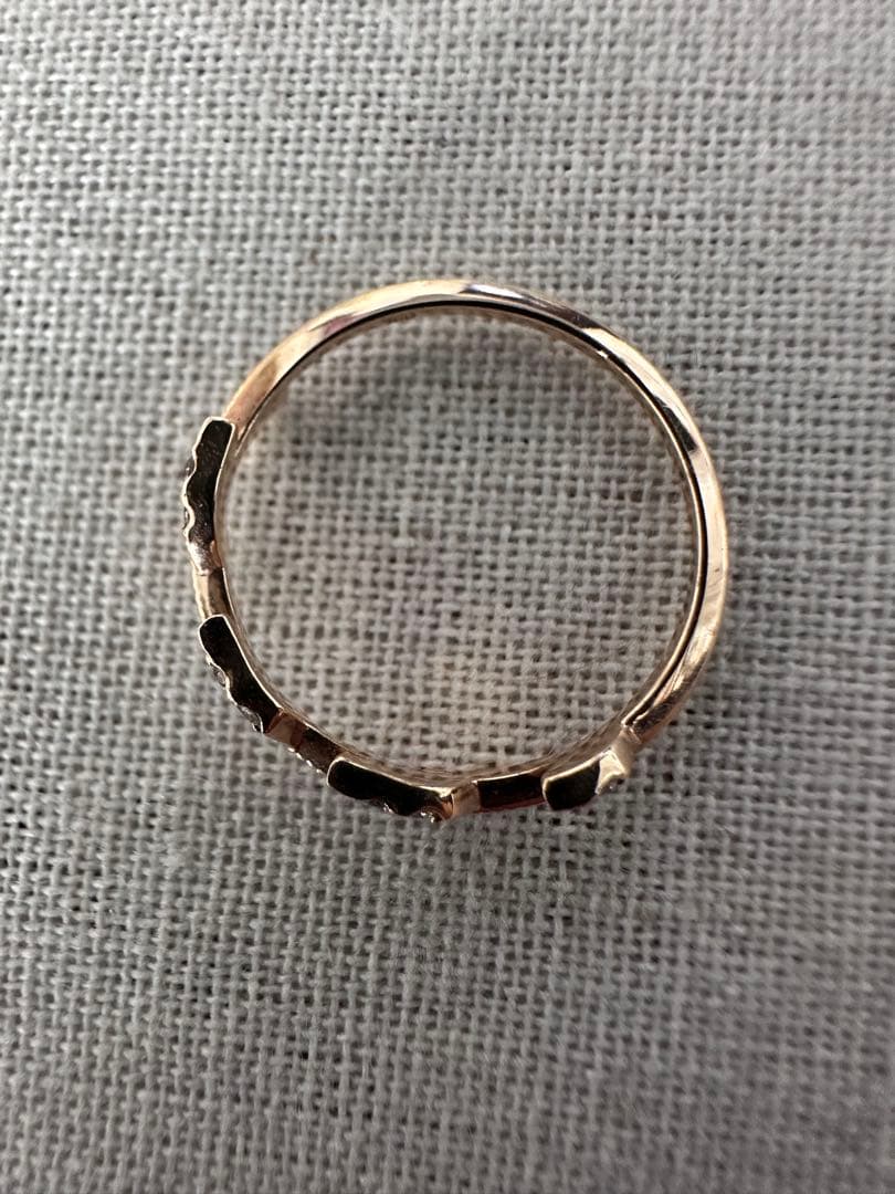 専用ページ‼️ agete アガット　K10 5号　廃盤　月桂樹　ローレルリーフ