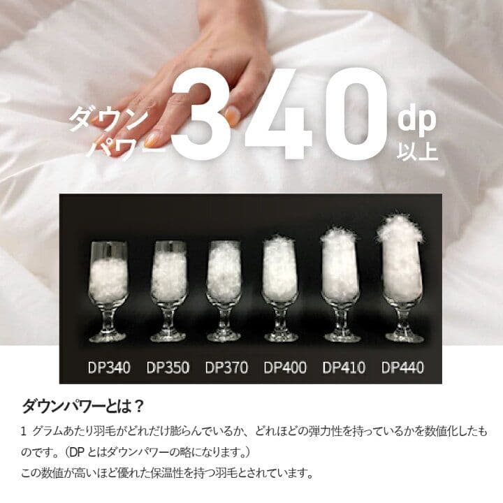 甲州羽毛ふとん 高級羽毛布団　150cm x 210cm