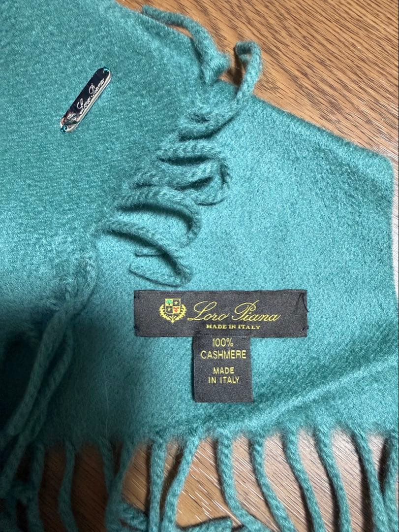 週末限定価格✨Loro Pianaダークグリーン マフラー