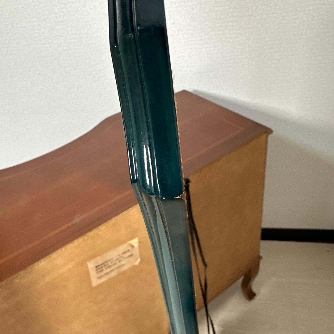 展示品 イタリア製 象嵌 ウォールミラー 壁掛け鏡 姿見 花柄 ※i1※