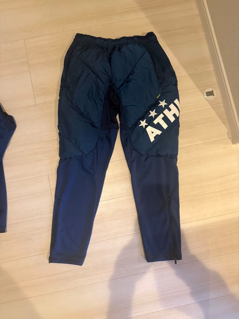 ATHLETA ピステ・ウィンドブレーカー セット ネイビー