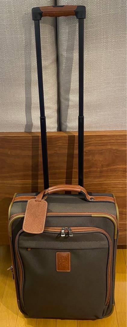 Longchamp【美品】ロンシャン キャリーケース ボックスフォード カーキ