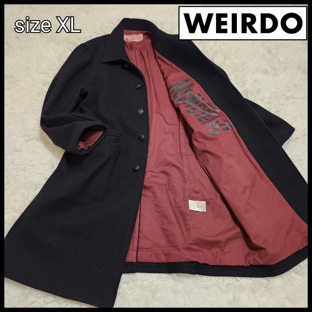 【美品】WEIRDO 日本製 ステンカラー モンスターコート XLサイズ