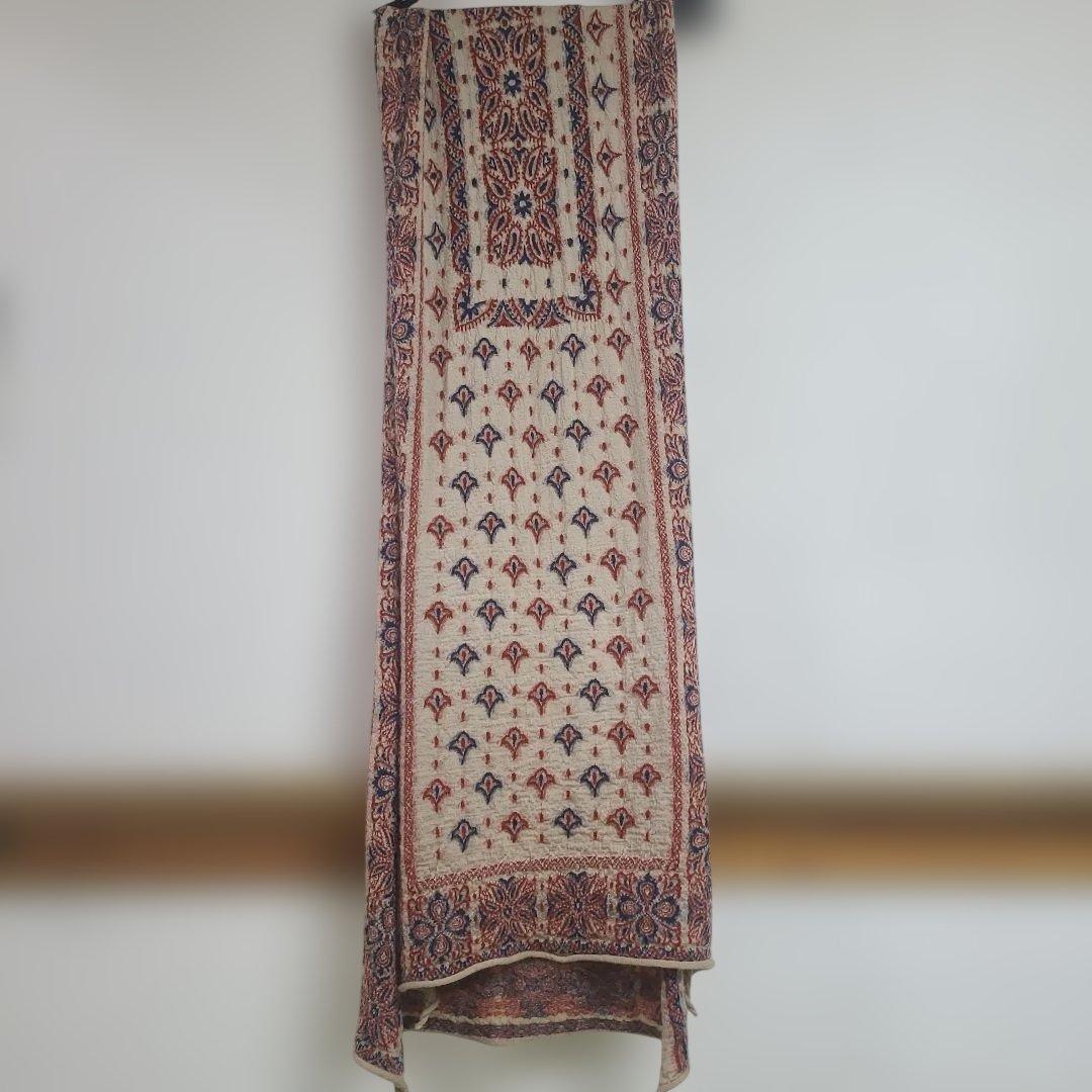 KAPITAL kapitalキャピタル縮絨ウール大盤マフラー 美 2㍍10cm