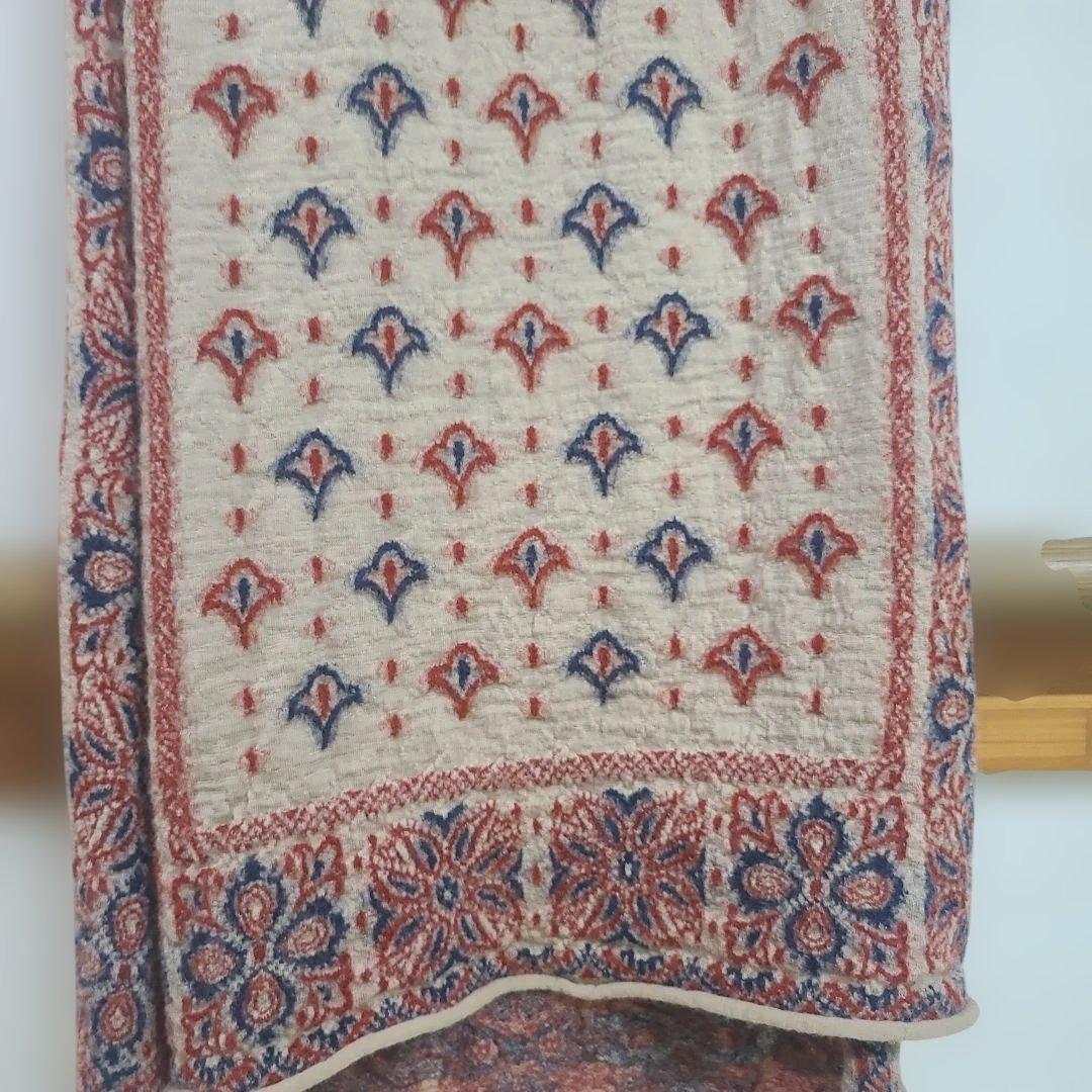 KAPITAL kapitalキャピタル縮絨ウール大盤マフラー 美 2㍍10cm