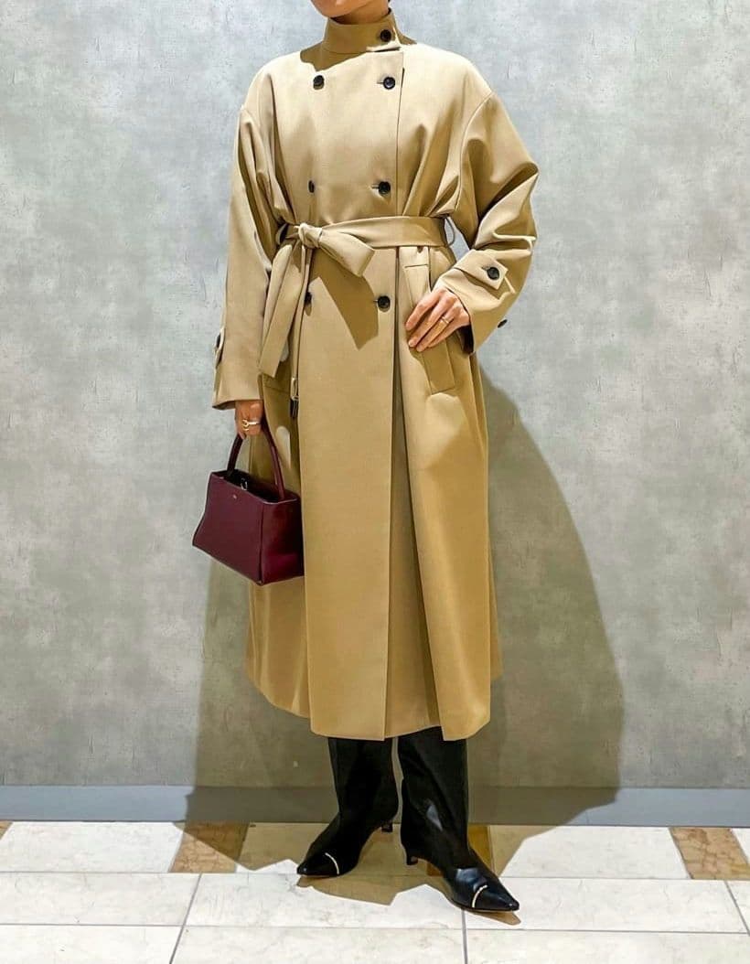 新品 カバートクロス スタンドカラーコート