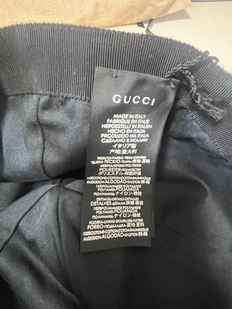 【新品未使用】GUCCI ベースボールキャップ Lサイズ