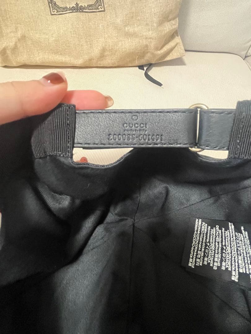 【新品未使用】GUCCI ベースボールキャップ Lサイズ