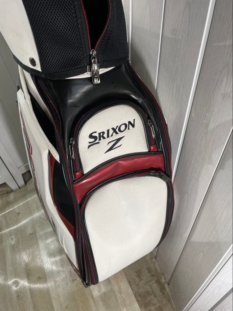 Srixon Z フルキャディバッグ ホワイト・レッド・ブラック