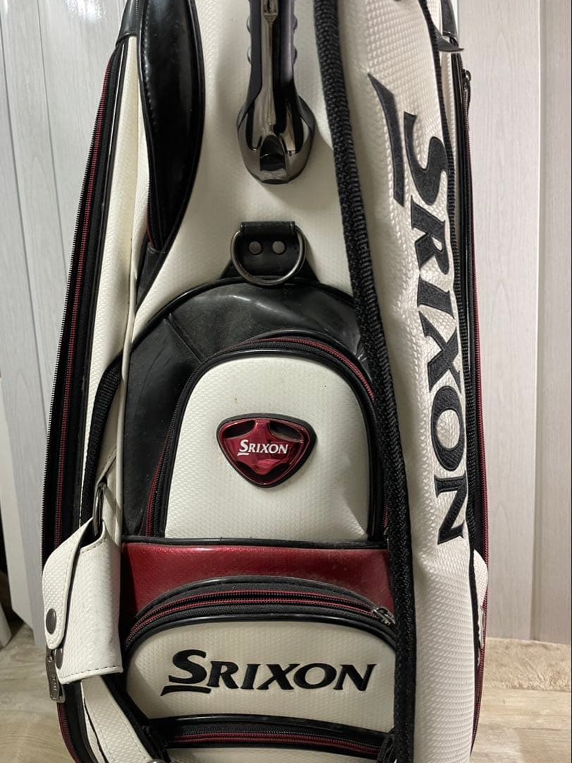 Srixon Z フルキャディバッグ ホワイト・レッド・ブラック