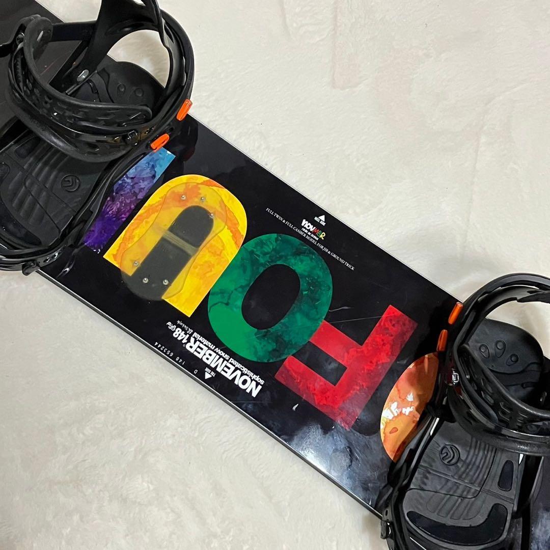 2点 ノベンバー DFOUR 148 フラックス 板 バイン ブーツ セット