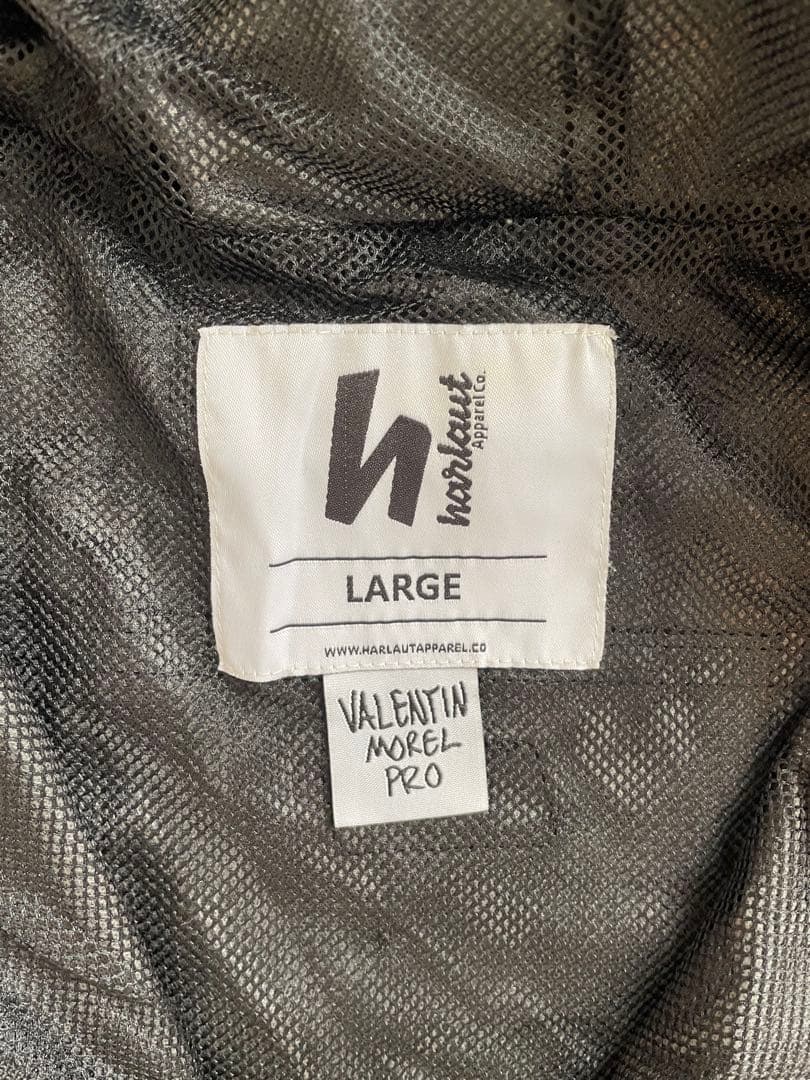 harlaut apparel ジャケット フリースキー Lサイズ　ブラック
