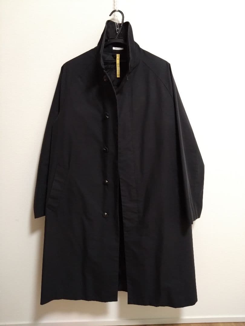 【智大】BEAMS LIGHTS ステンカラーコート ブラック
