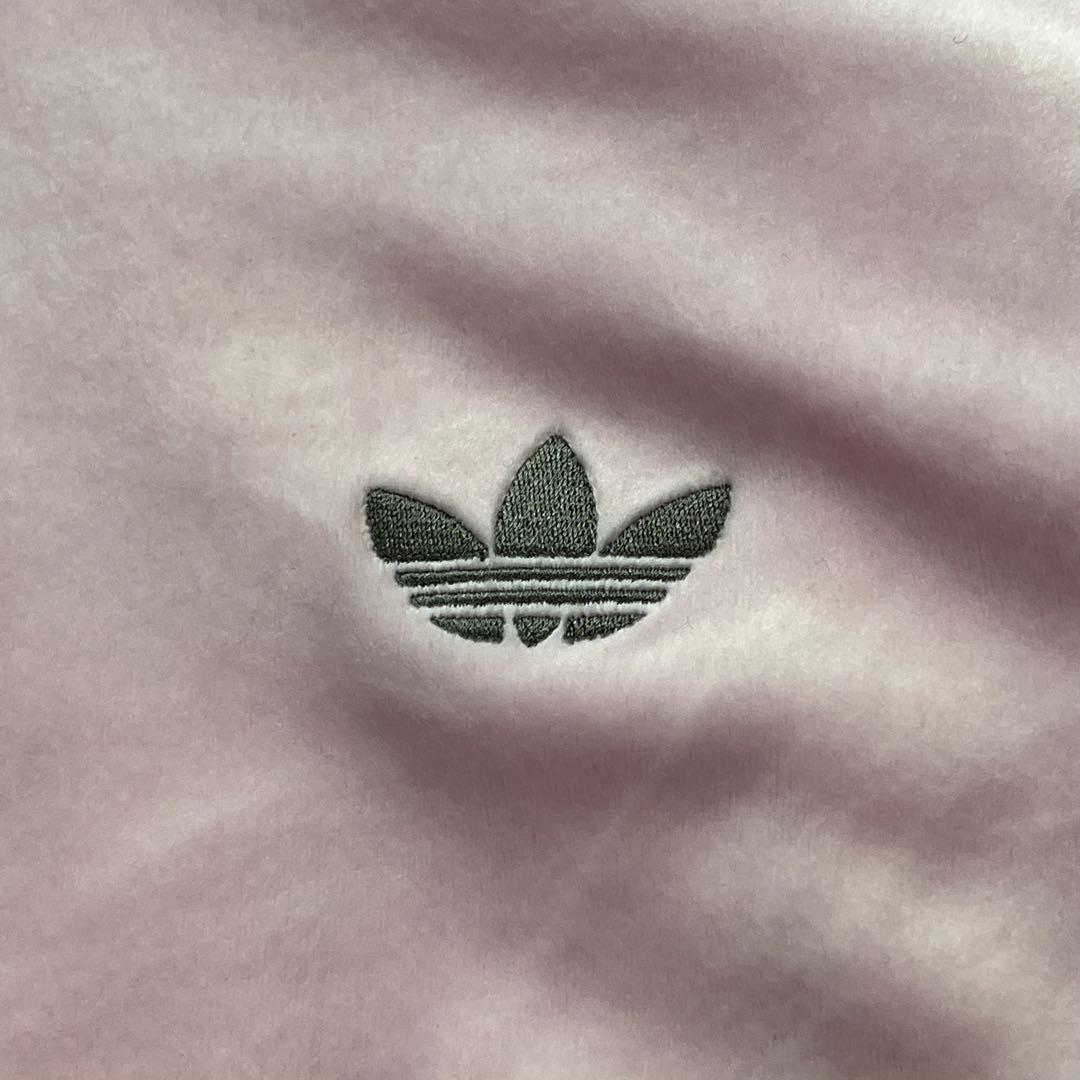 adidas × SNIDEL ベロア トラックジャケット パステル ピンク L