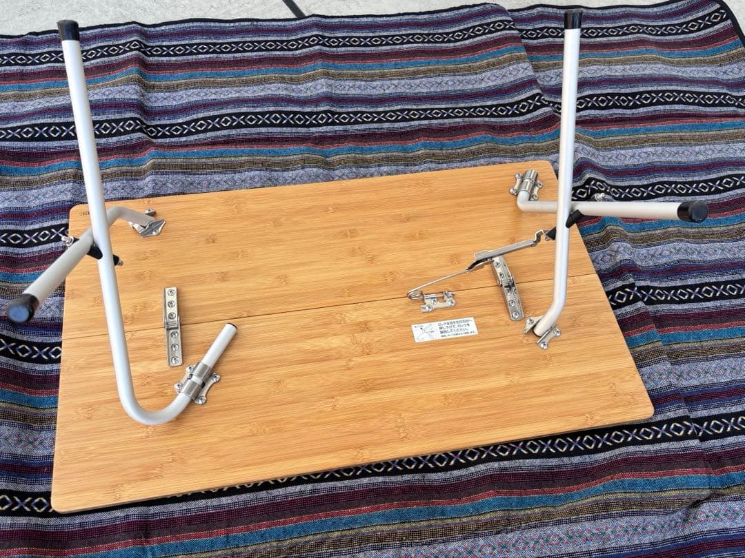 ワンアクションローテーブル竹