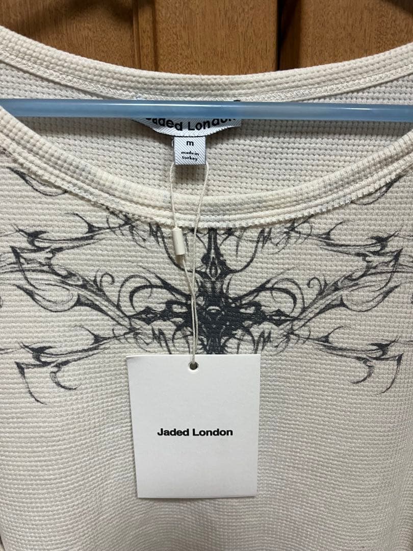 Jaded London M クリーム色 長袖カットソー
