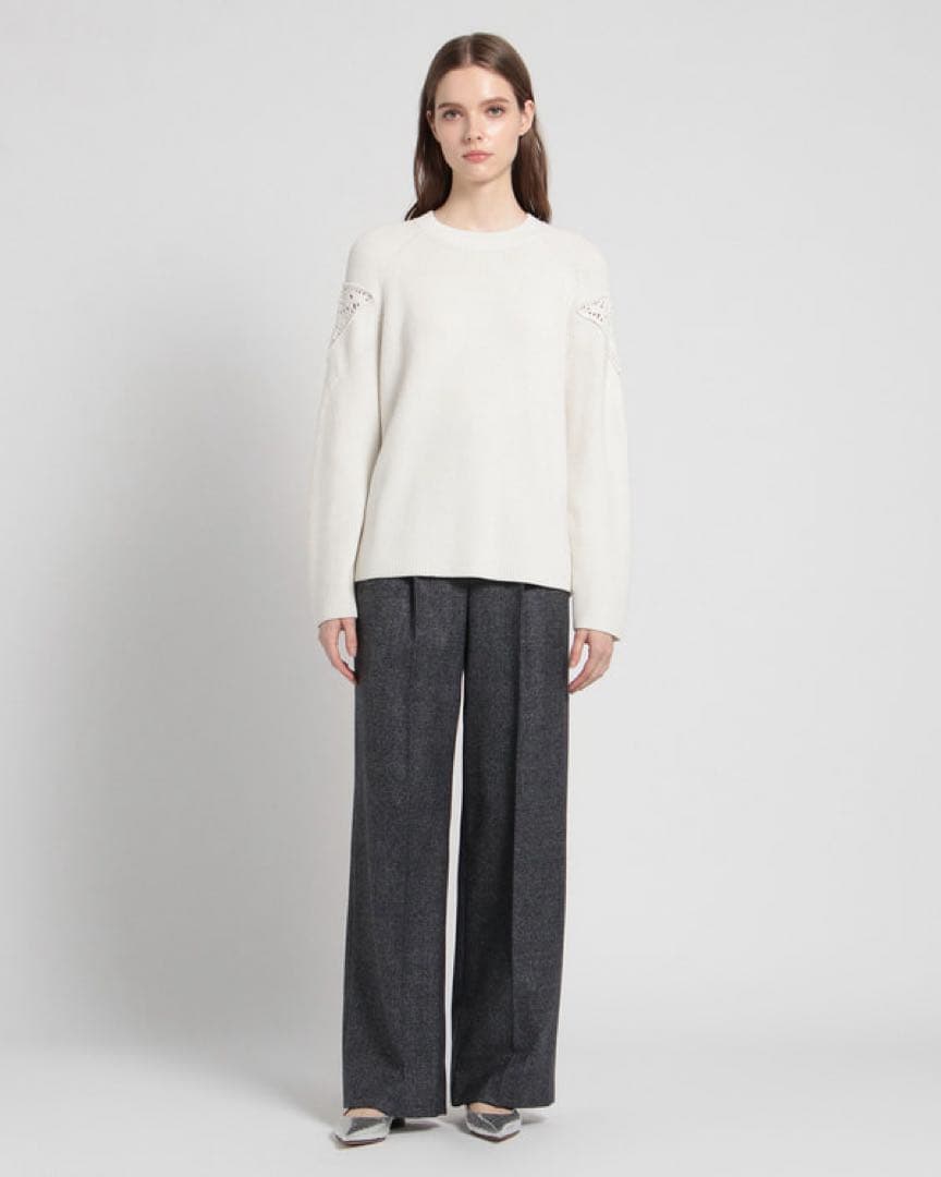 極美品✨24AW セオリーリュクス TYLON BONZ 洗濯可能 パッチワーク
