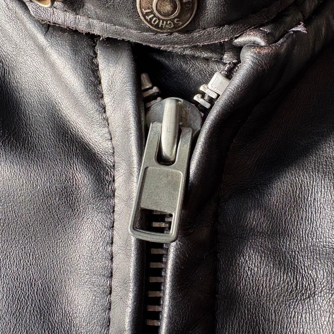 SCHOTT ショット 641 ボアライナー シングルライダース レザー 42