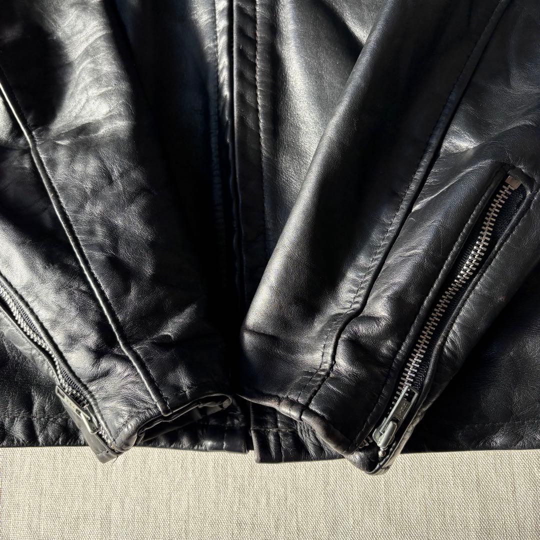 SCHOTT ショット 641 ボアライナー シングルライダース レザー 42