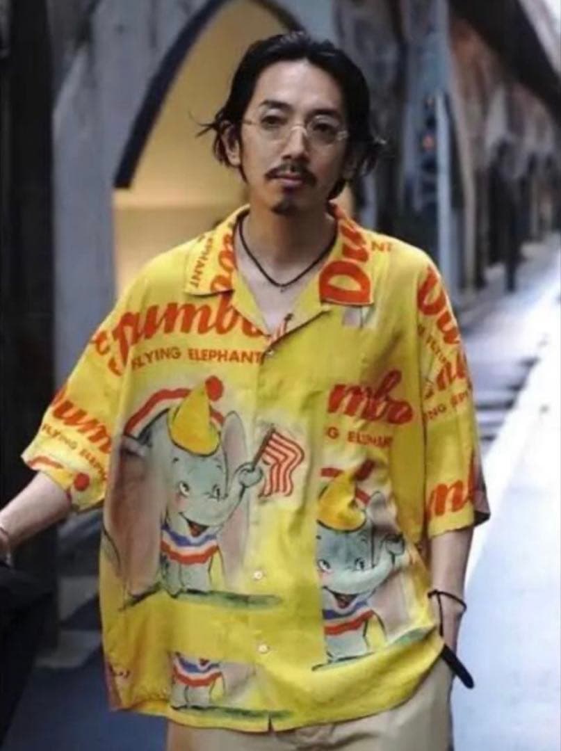 PORTER CLASSIC×DISNEY ALOHA SHIRT DUMBO