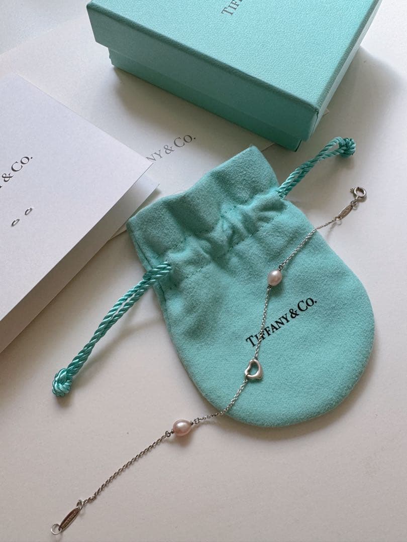 【まる】Tiffany パールバイザヤード シルバーブレスレット