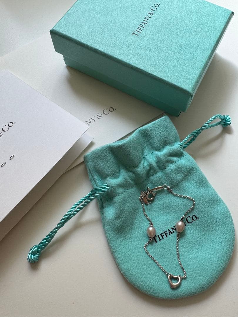 【まる】Tiffany パールバイザヤード シルバーブレスレット