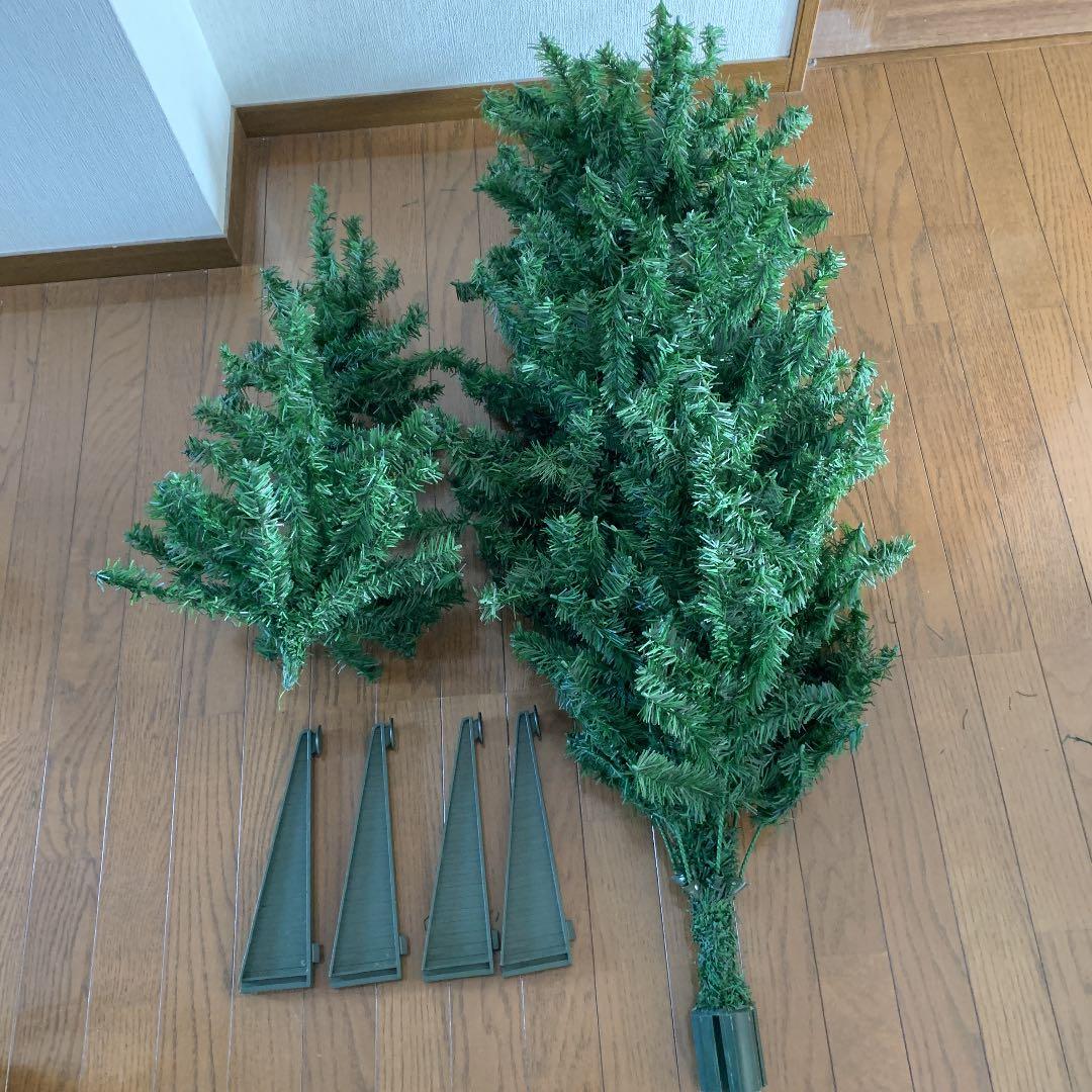 クリスマスツリー ☆180㎝☆スリムタイプ☆飾り付き