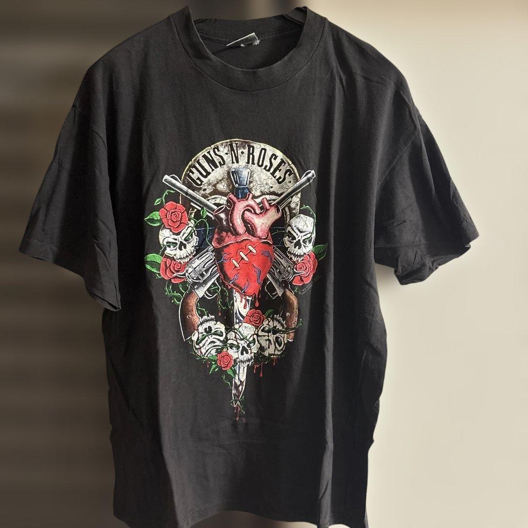 GUNS N' ROSES スカル バラ Tシャツ XL