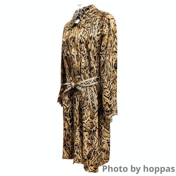 極美品✜LEONARDレオナール シルク ロングコート