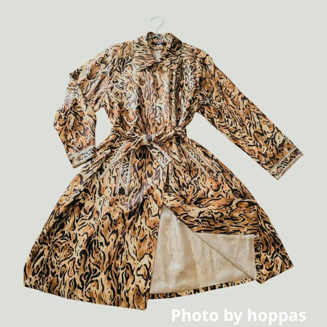 極美品✜LEONARDレオナール シルク ロングコート