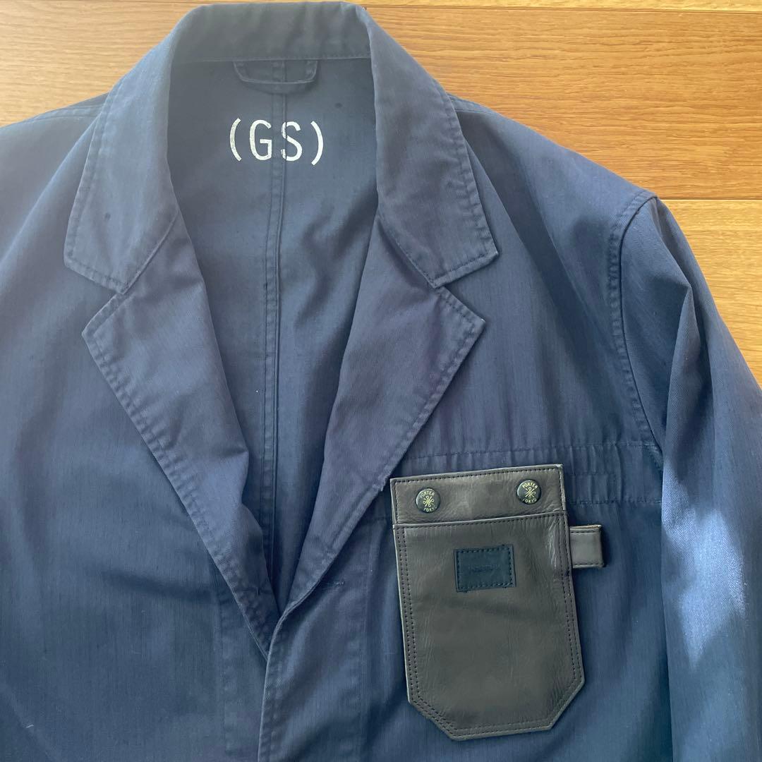 Beams x PORTER ネイビー ステンカラーコート