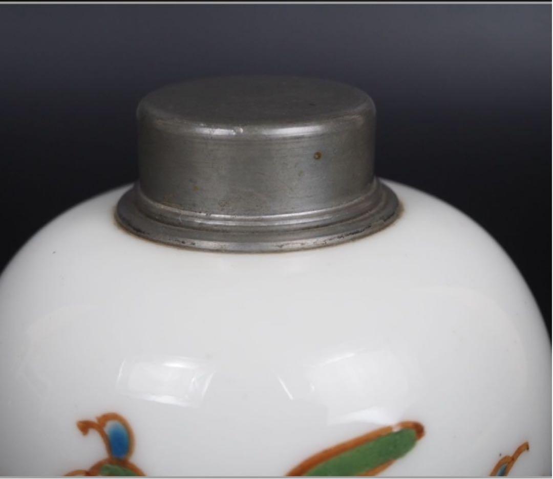 送料無料天皇御即位御大典記念大正1911年or昭和1926年錫口茶心壺茶壺茶入