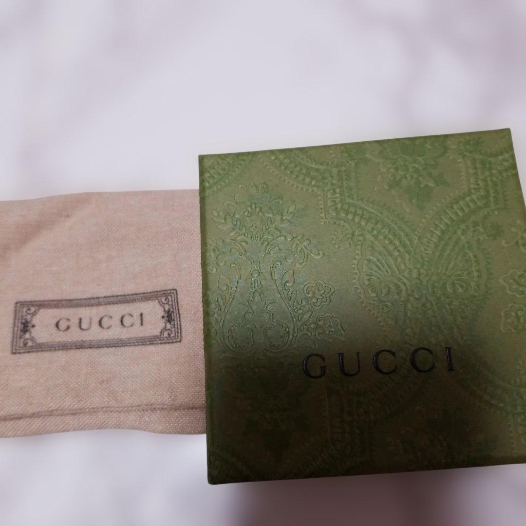 ★GUCCl【希少】紫色ストーンのライオンデザインリング 美品です★ゴールド系