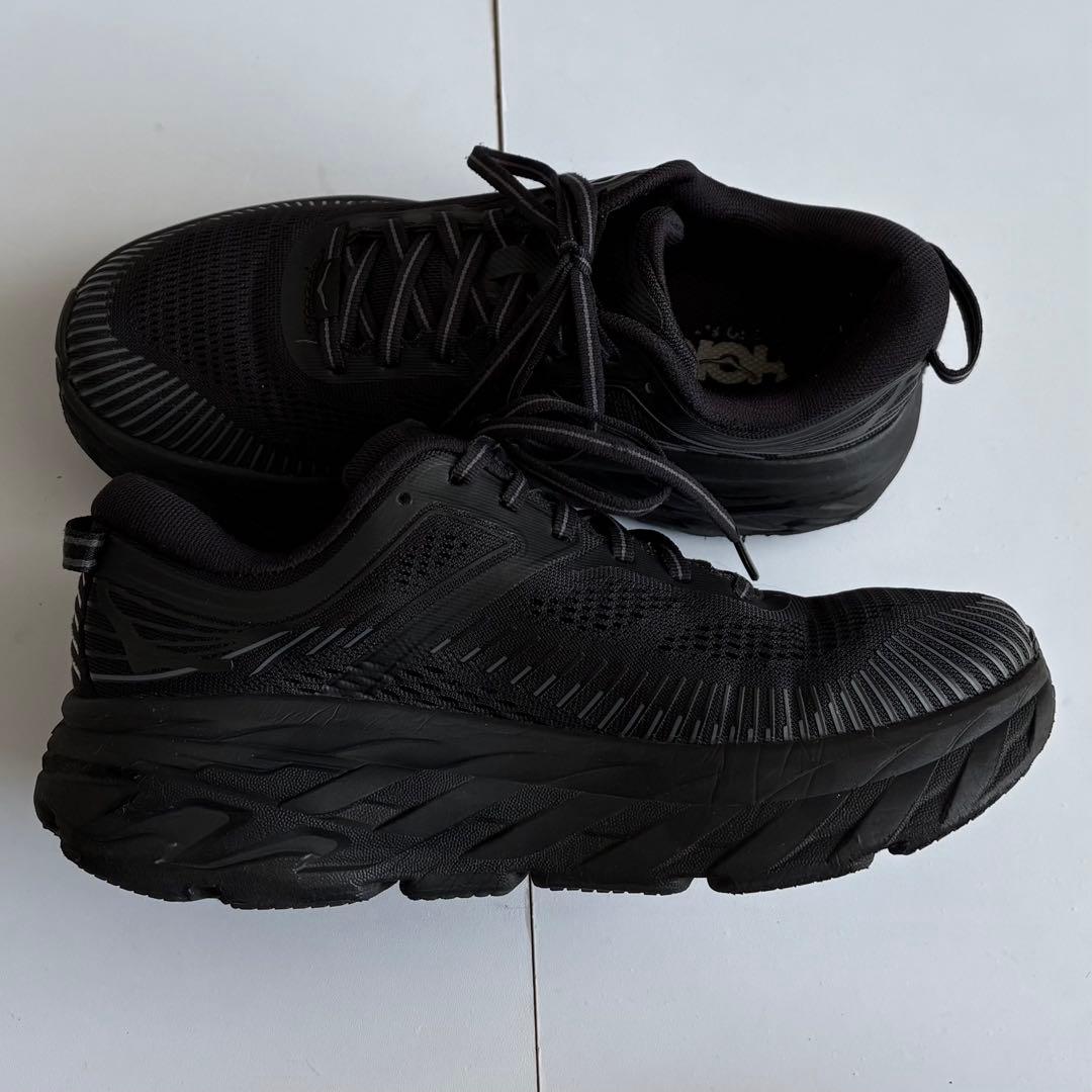 HOKA ONEONE ホカオネオネ BONDI 7 ブラック 24.0 厚底