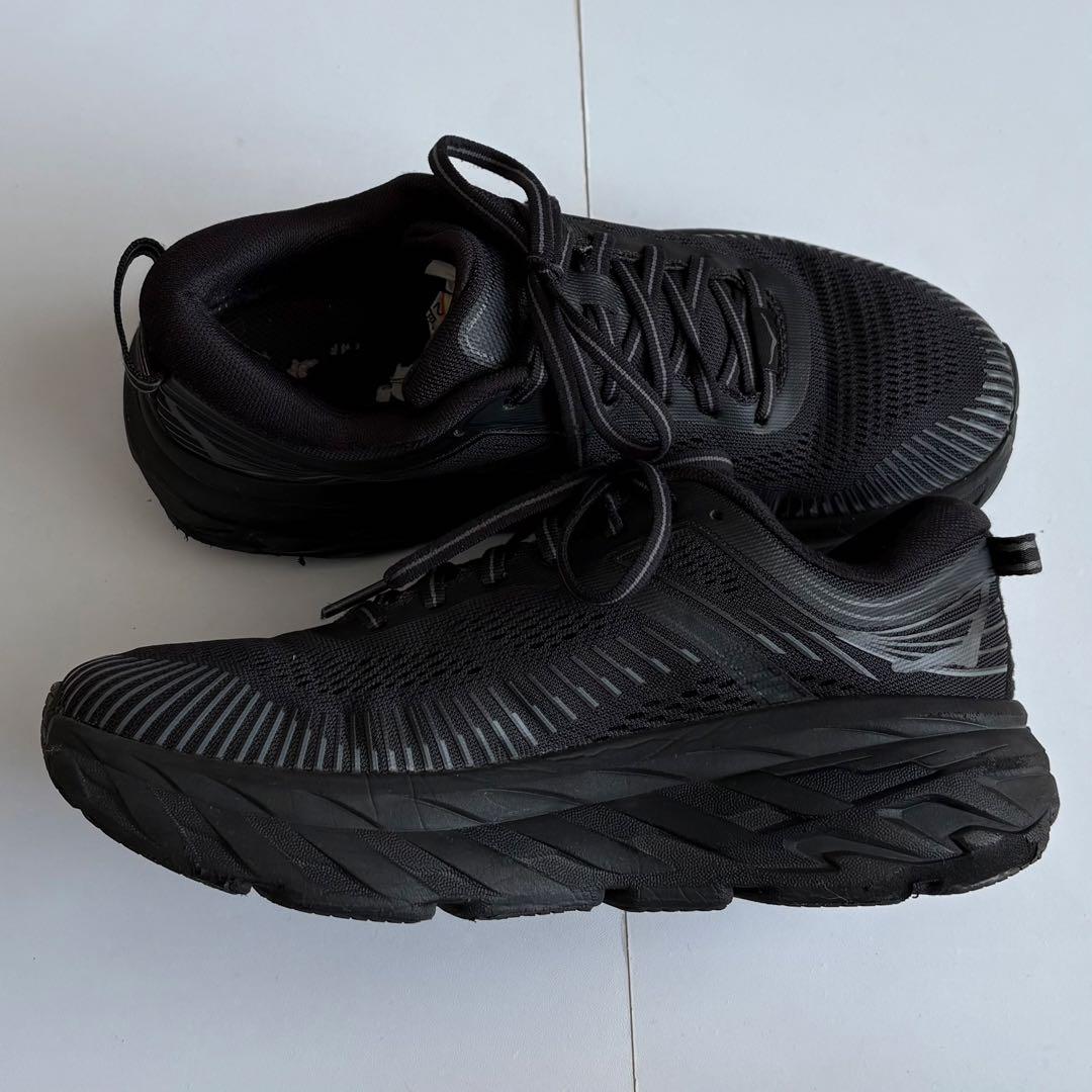HOKA ONEONE ホカオネオネ BONDI 7 ブラック 24.0 厚底