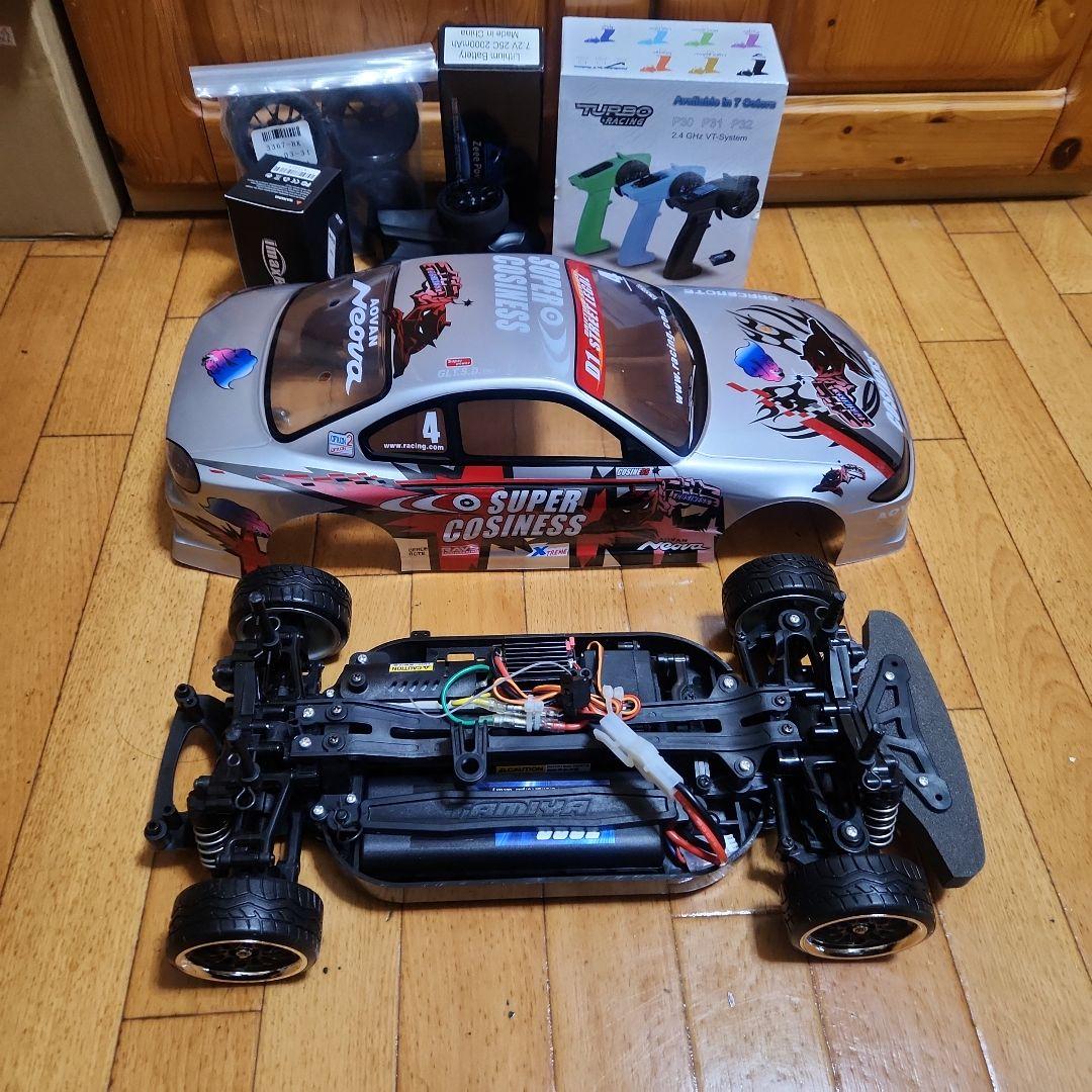 ■専用■　　タミヤ ドリフト ラジコン フルセット　TT01　　シルビア　ボディ