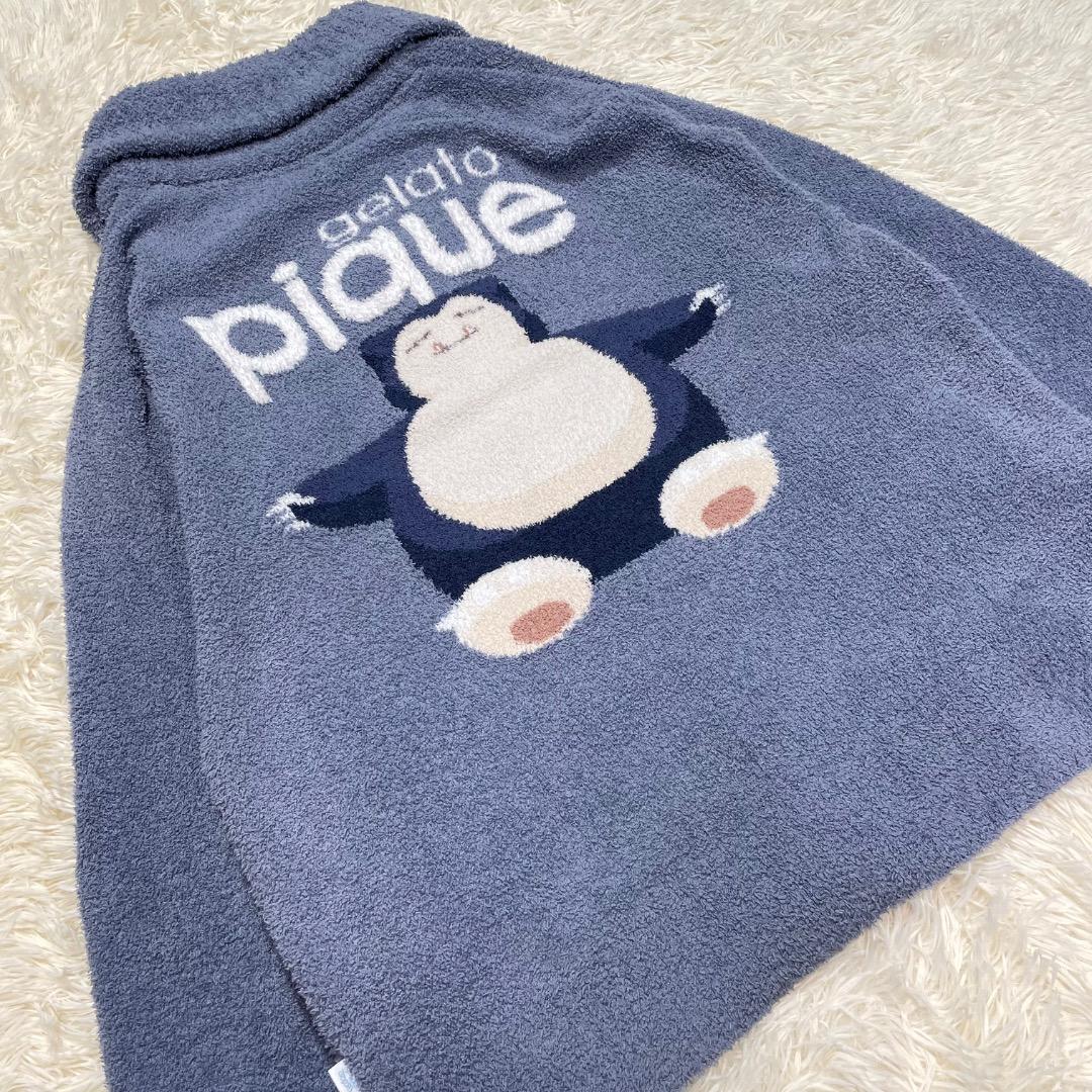 gelato pique ベビモコ ジャガードショール カーディガン カビゴン